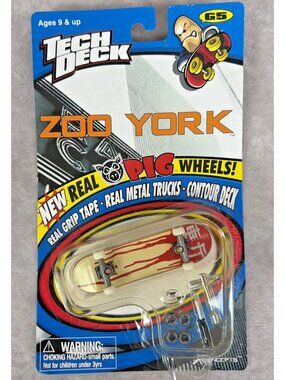 Tech Deck Zoo York Deluxe. New Old Stock. 2006 Series 5031. SSE